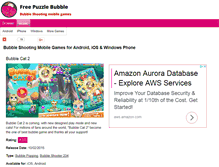 Tablet Screenshot of freepuzzlebubble.com